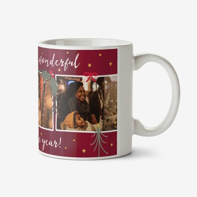 Warm The Most Wonderful Time Of The Year Photo Upload Christmas Mug