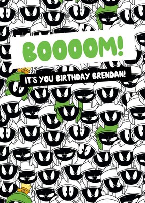 Looney Tunes Marvin The Martian Boooom It's Your Birthday Card