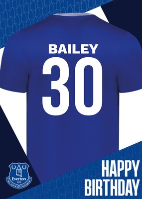 Everton Birthday Card