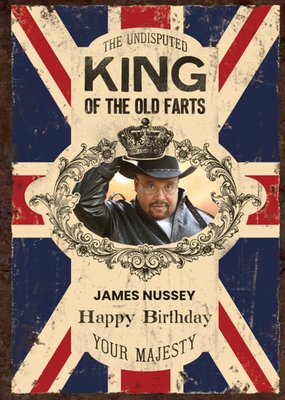 Britains King Of Farts Photo Upload Card