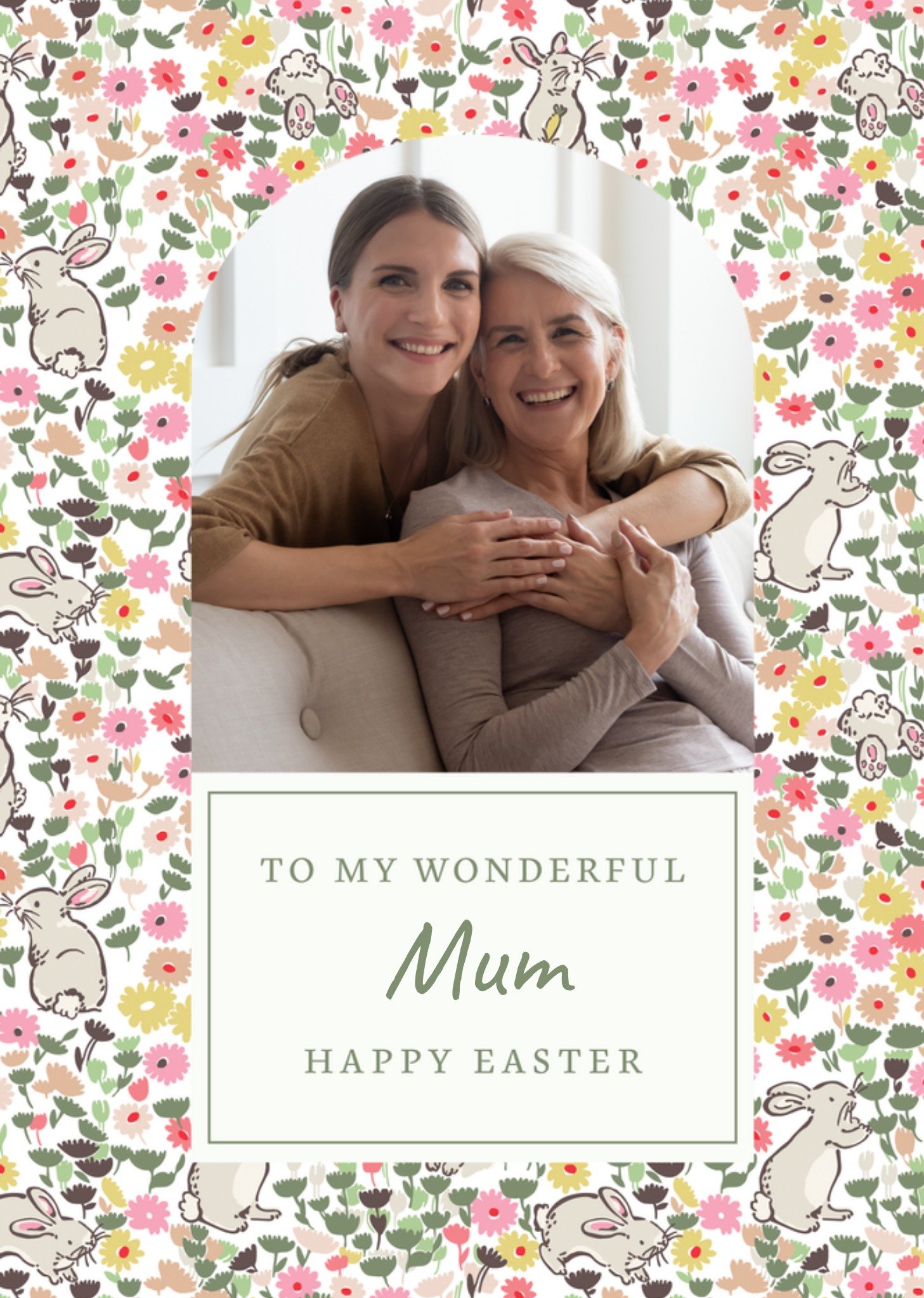 Cath Kidston To My Wonderful Mum Photo Upload Easter Card