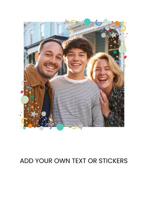 Design Your Own Photo Upload Card