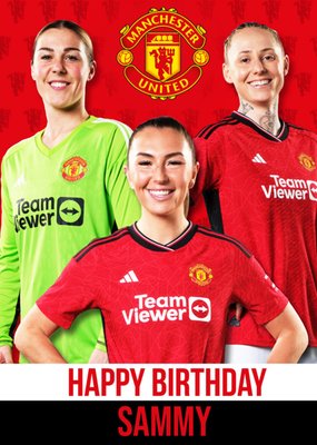 Man United Birthday Card