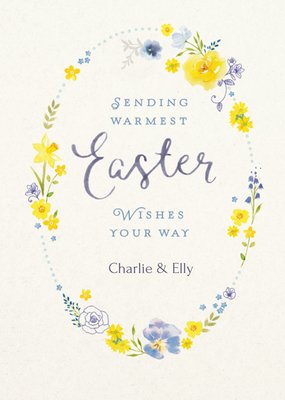 Sending Warmest Easter Wishes Your Way Card