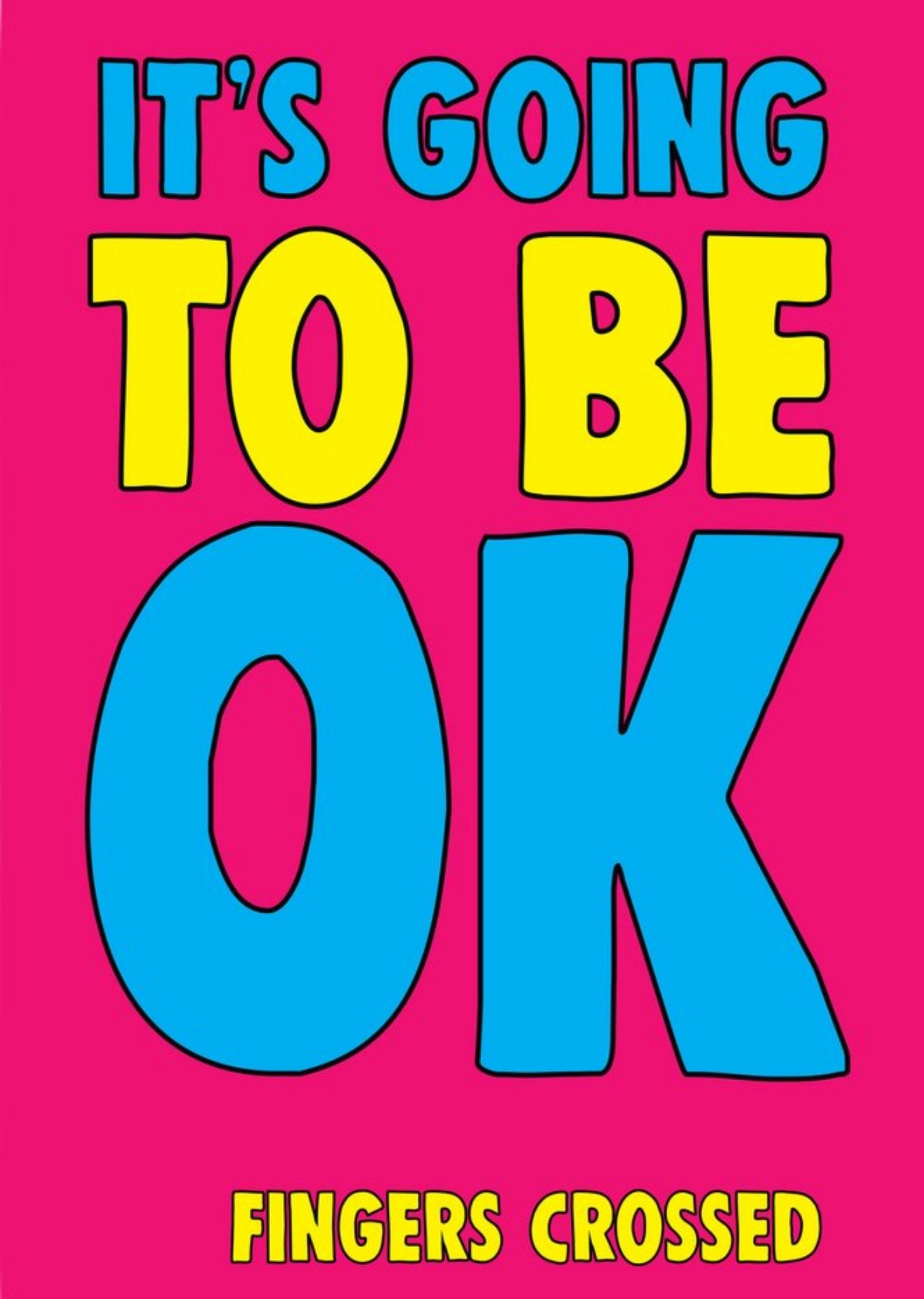 Moonpig Funny Cheeky Chops Its Going To Be Ok Card