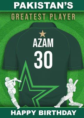 Cricket Legends Pakistan's Greatest Player Card