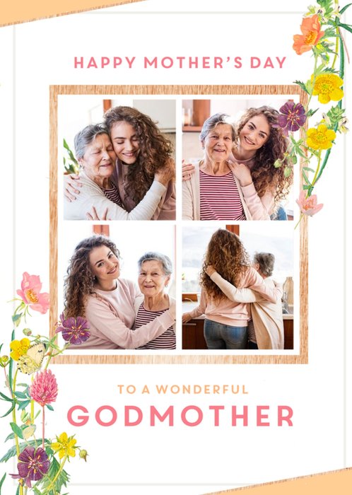 Peter Rabbit Happy Mothers Day Godmother Card
