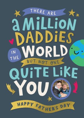 Happy Father's Day Photo Upload Card