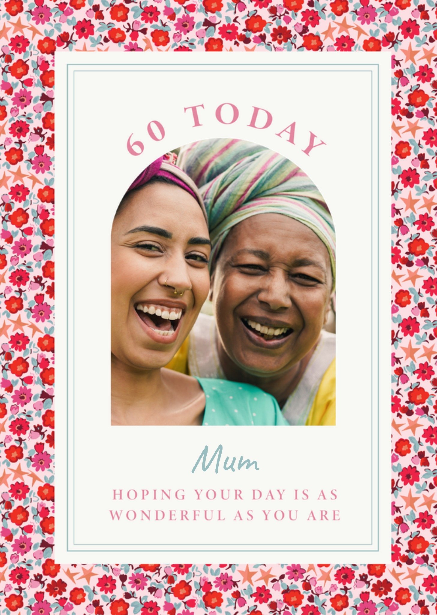 Cath Kidston 60 Today Photo Upload Birthday Card