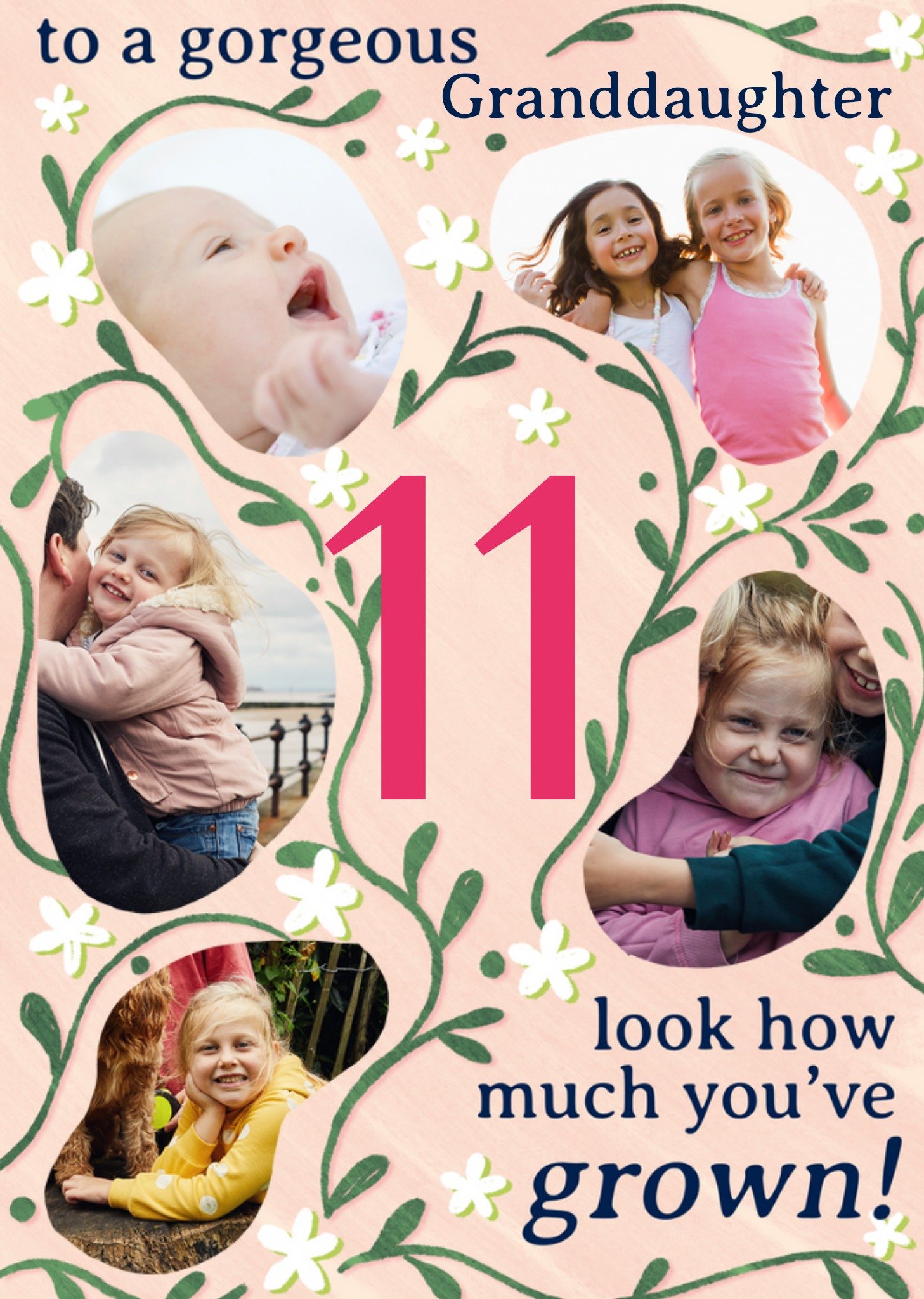 Moonpig Look How Much You've Grown Photo Upload Birthday Card Ecard