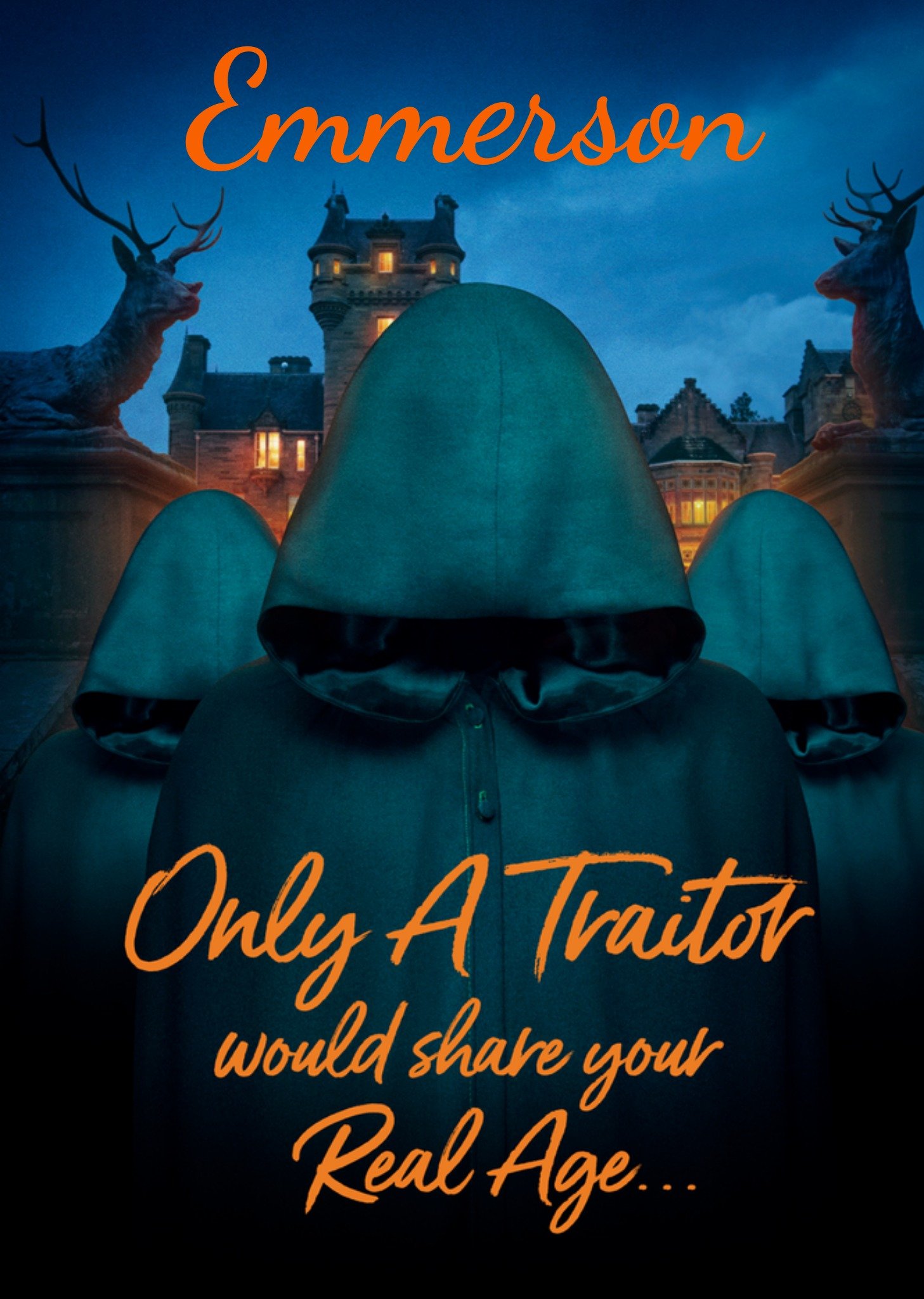 Moonpig Only A Traitor Would Share Your Real Age Birthday Card