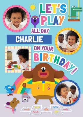 Hey Duggee Photo Upload Birthday Card