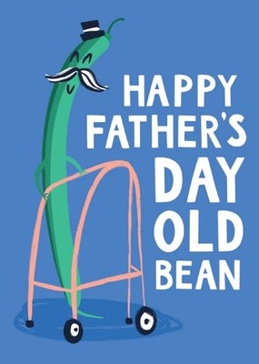 Happy Father's Day Old Bean Card