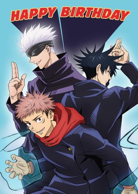 Jujutsu Kaisen Anime Birthday Card