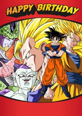 Dragon Ball Z Birthday Card