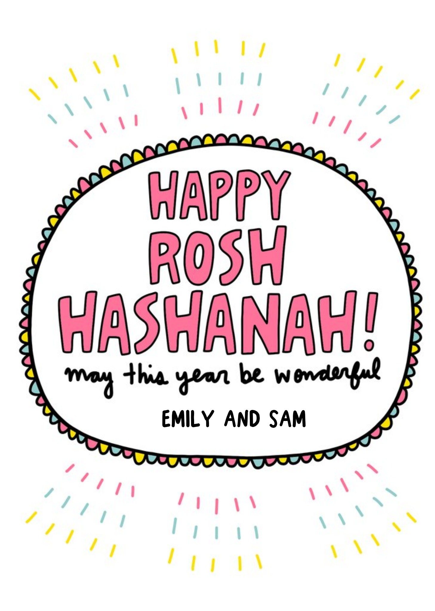 Moonpig Angela Chick Happy Rosh Hashanah Card