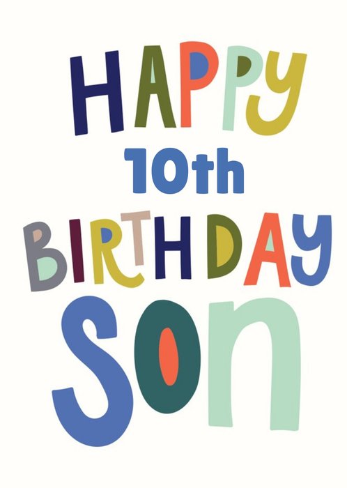 Son's Birthday Card