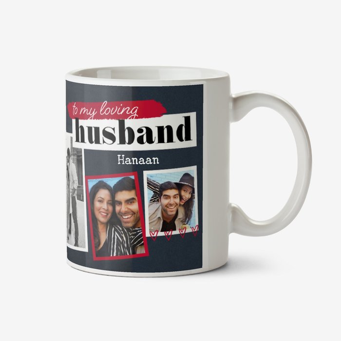 To My Loving Husband Photo upload Mug