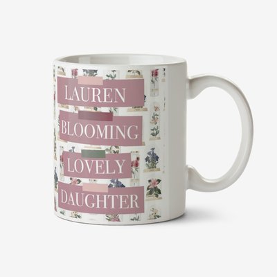 Natural History Museum Blooming Lovely Daughter Mug