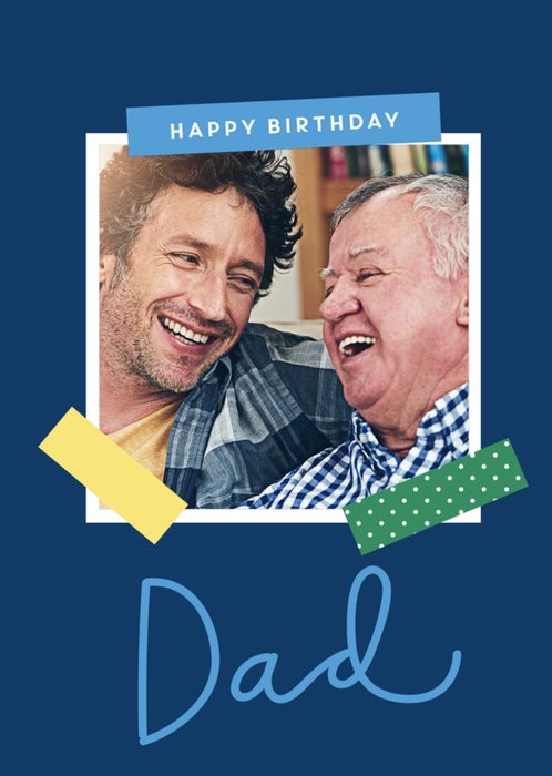 Dad Photo Upload Birthday Card