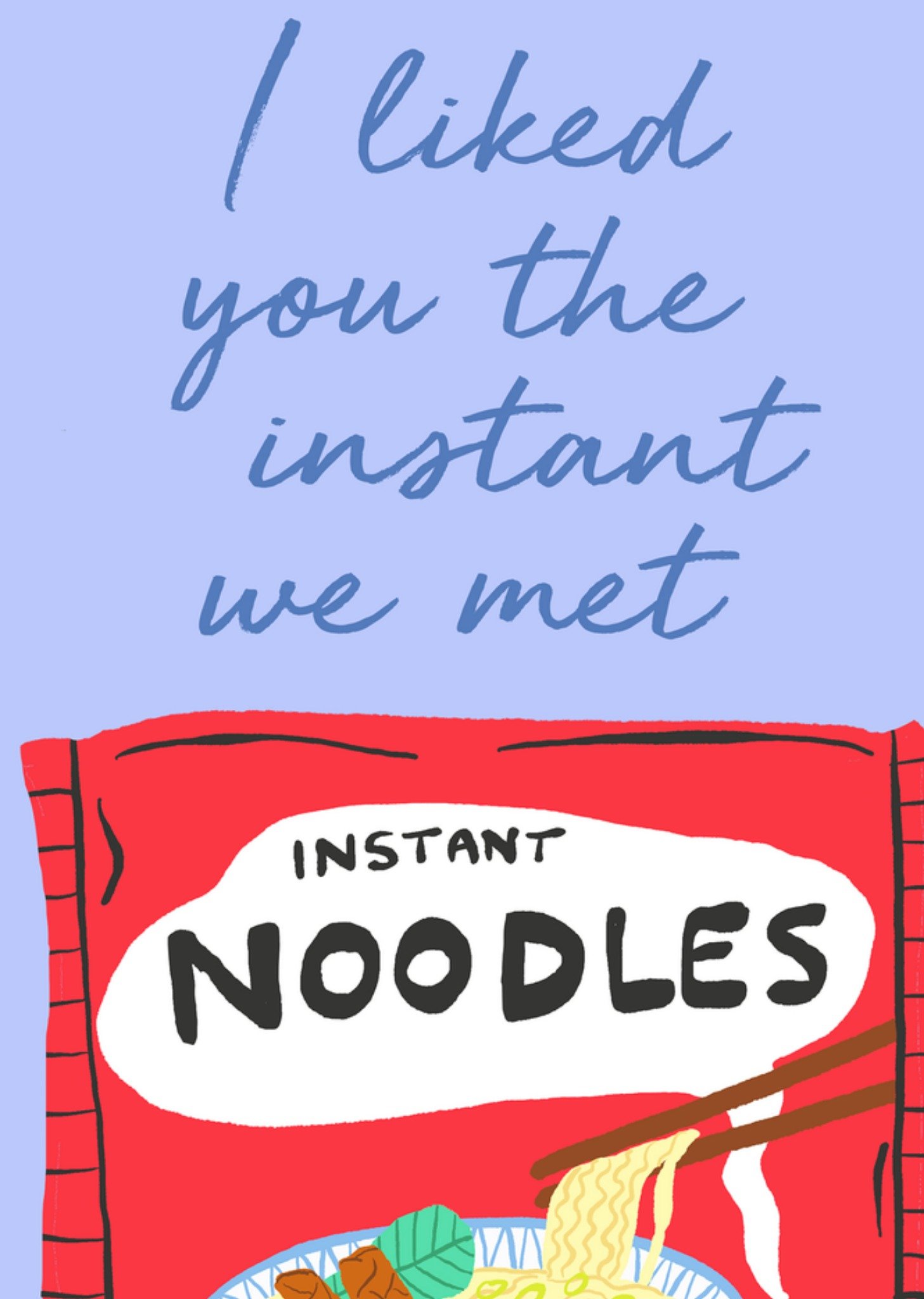Jolly Awesome I Liked You The Instant We Met Card