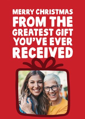 Greatest Gift Funny Christmas Photo Upload Christmas Postcard
