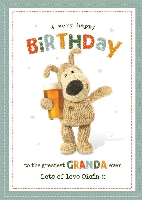 Boofle To The Greatest Granda Ever Birthday Card