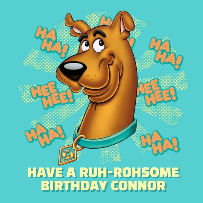 Scooby Doo Personalised Happy Birthday Card