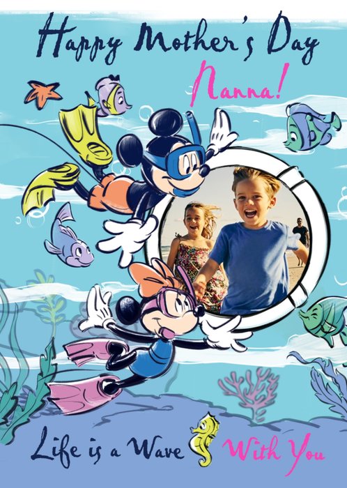Disney Mickey and Minnie Mouse Nana Mother's Day Card