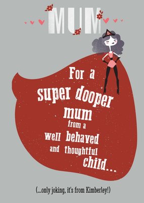 For A Super Duper Mom Card