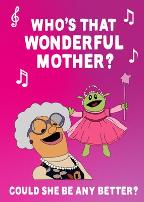 Who's That Wonderful Mother Meme Card