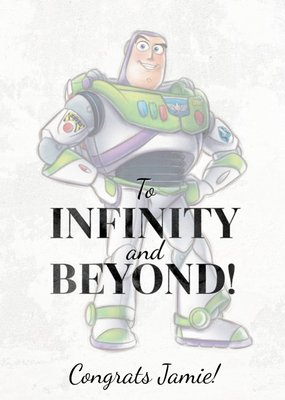 Disney Pixar To Infinity And Beyond Card