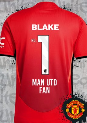 Number 1 Man United Fan Birthday Card