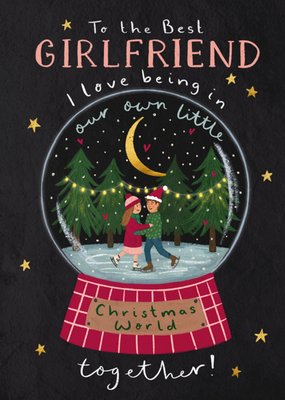 To The Best Girlfriend Christmas Card