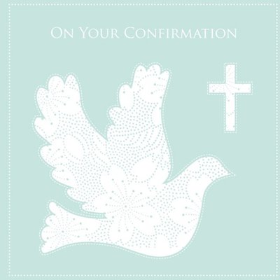 Davora Illustrated Dove Confirmation Day Card