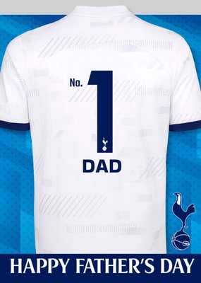 Spurs Number 1 Dad Father's Day Card