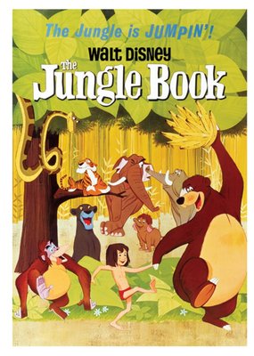 Disney The Jungle Book Dancing Personalised Happy Birthday Card