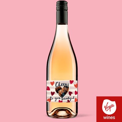 Virgin Wines Personalised Cheers To You Beautiful Rose Wine 75cl