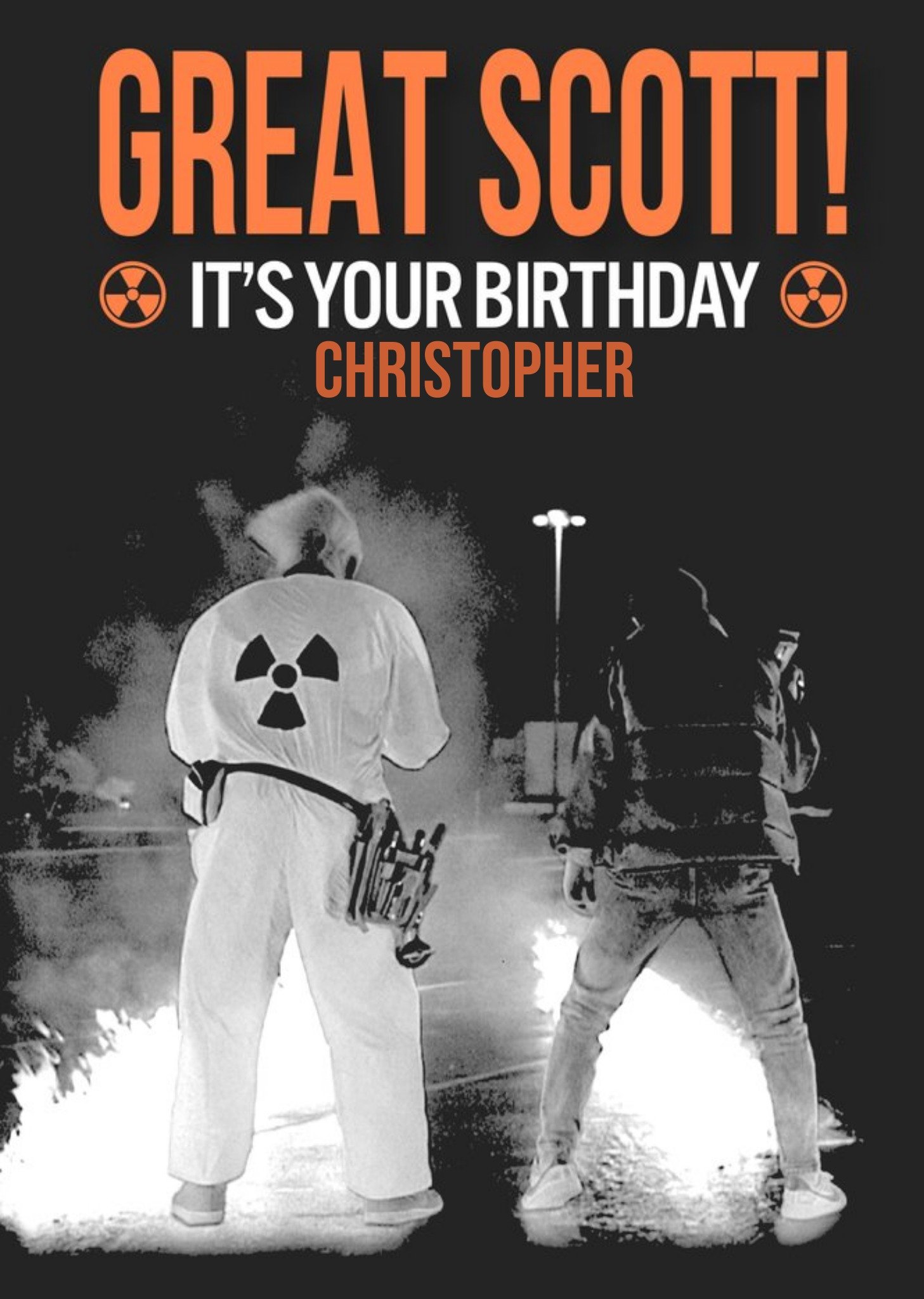 Moonpig Back To The Future Personalised It's Your Birthday Card
