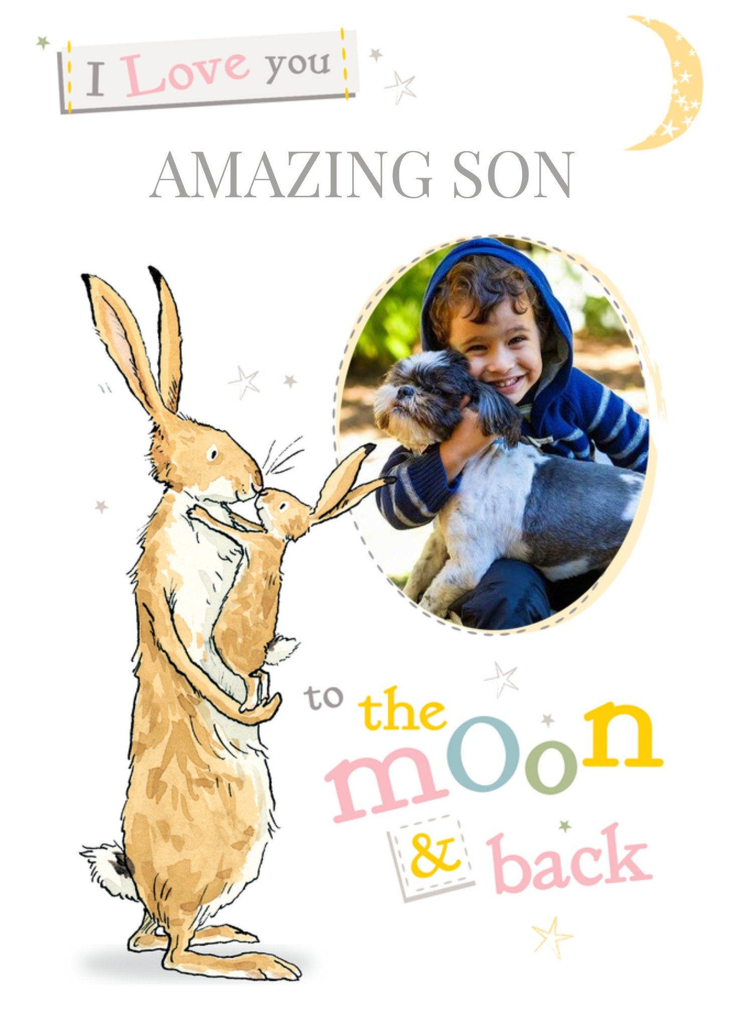 Guess How Much I Love You Danilo Ghmily Amazing Son Photo Upload Birthday Card