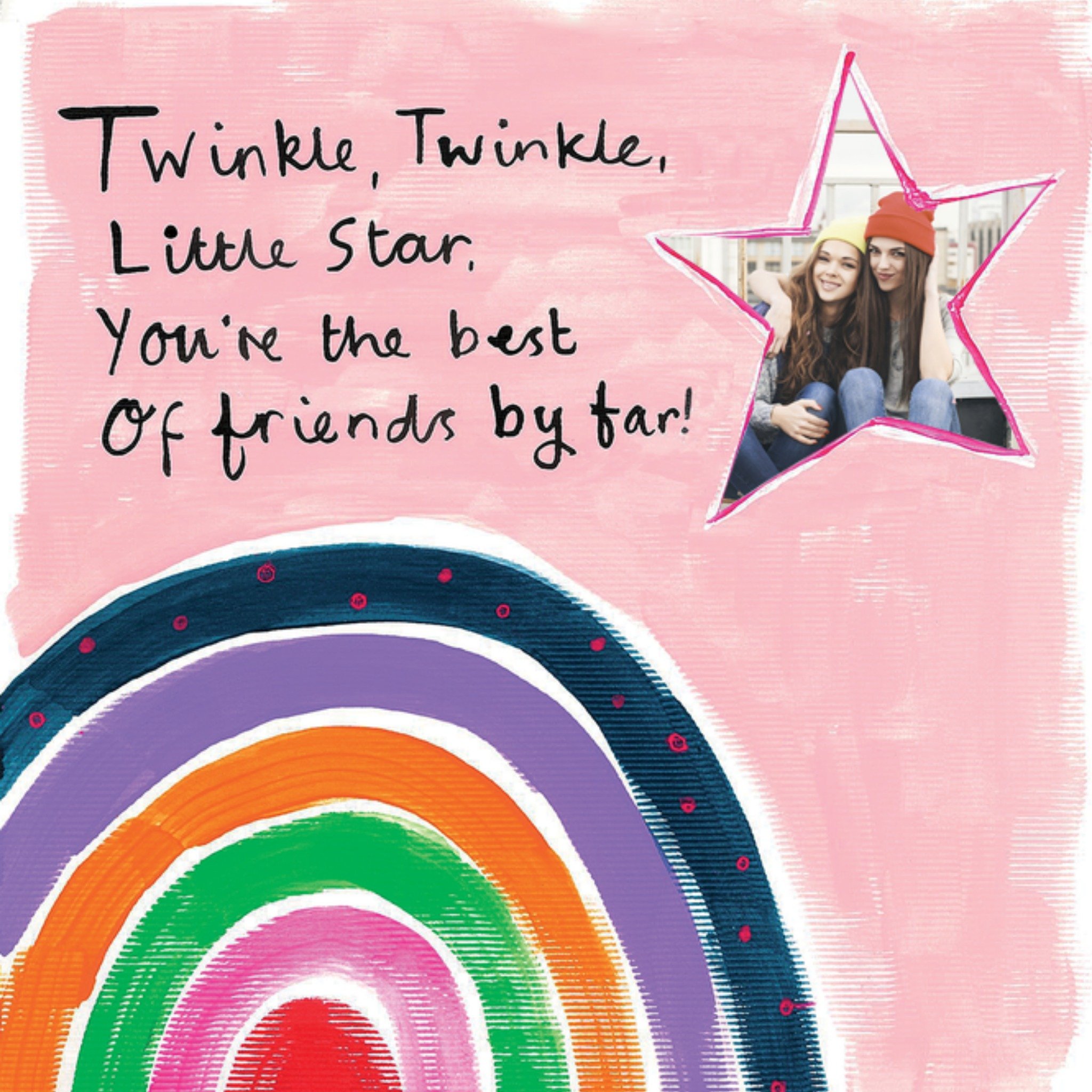 The Dogs Doo-Dahs Twinkle Twinkle Little Star You're The Best Of Friends By Far Photo Upload Card