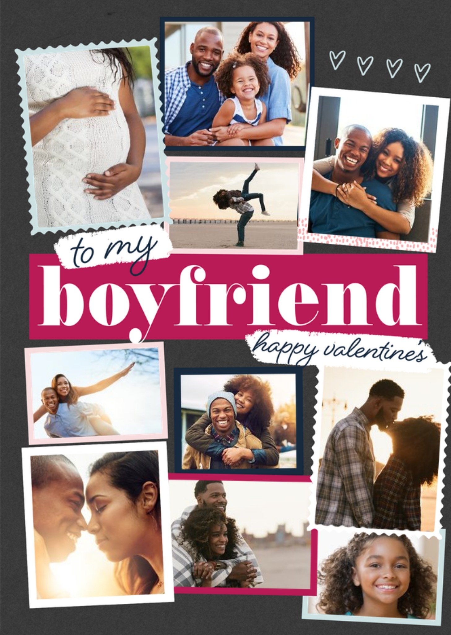 Moonpig To My Boyfriend Happy Valentines Photo Upload Valentines Card