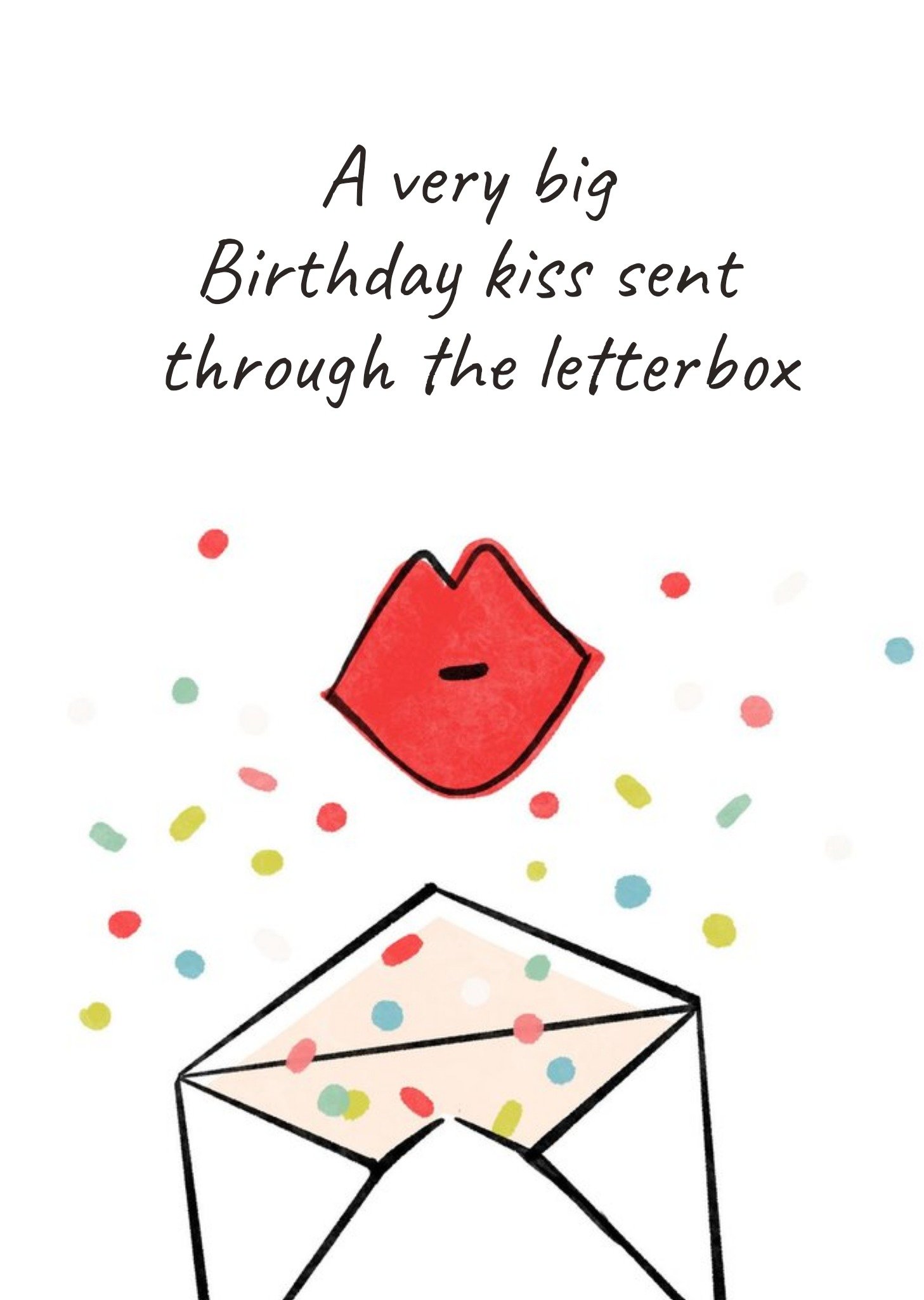 Moonpig A Very Big Birthday Kiss Card
