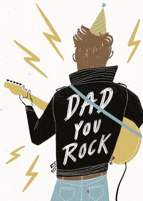Scribbler Dad You Rock Illustrated Rocker Father’s Day Card