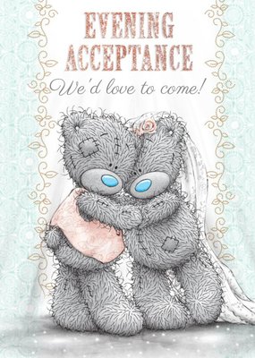 Tatty Teddy Evening Acceptance Card