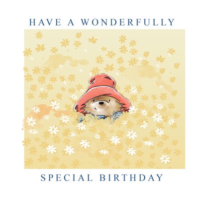 Paddington Bear Birthday Card