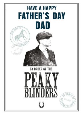 Peaky Blinders Have A Happy Fathers Day Dad Card