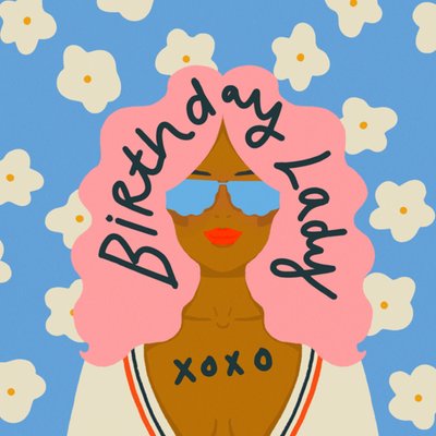 Birthday Lady Card