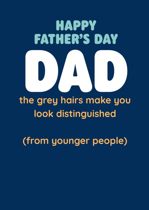 Grey Hairs Funny Father's Day Card