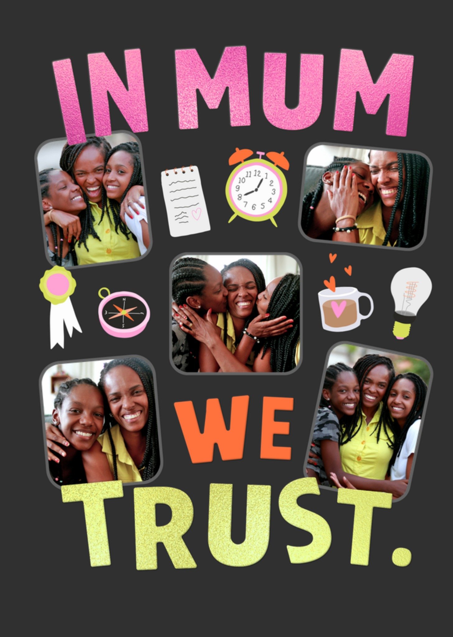 Moonpig In Mum We Trust Photo Upload Mother's Day Card